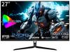 JAPANNEXT Gaming Monitor 240Hz 1ms Full HD 1920x1080 Resolution IPS Panel Display Light Viewing 27-inch (HDMI/DisplayPort/VESA Compatible/Blue