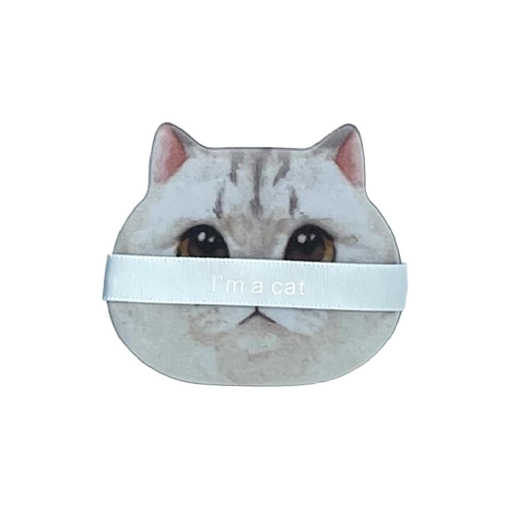 Милый котик спонж для макияжа пуховка для пудры с воздушной подушкой гидрофильный без латекса для лица и тела пуховка для пудры спонжи для тональной основы для влажного и сухого использования инструмент для макияжа