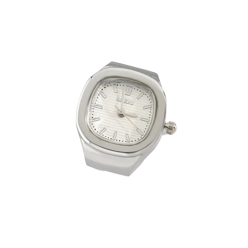 Punk Rings Jewelry Clock Vintage Finger Watch Ring Hip Hop Roman Quartz Watch Women