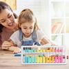 Kids Abacus Toy with Reset Button 13 Columns Preschool Math Counting Learning Toy