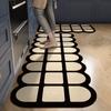 Kitchen Floor Mat Pvc Water-absorbent Non-slip Carpet Home Decor Luxury Rug Absorbent Long Strip Area Rugs Alfombra De Cocina