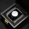 Luxury Watch Box, Light Luxury PU Leather Travel Watch Case, Portable Wristwatch Gift Storage Box