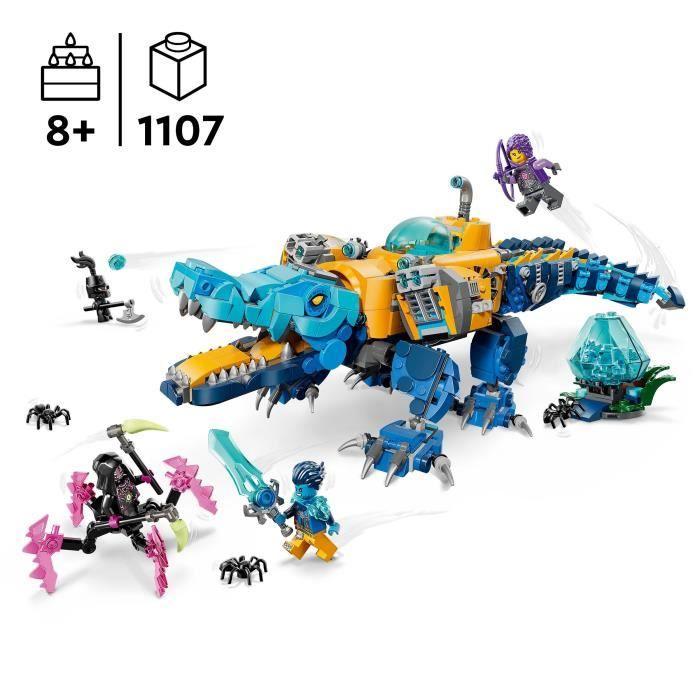 LEGO DREAMZzz 71512 Le Sous-Marin Crocodile - Jouet de Construction 2-en-1 des 8 ans