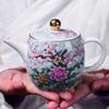Japanese Style Ceramic Magpie Teapot Kung Fu Tea Set Hand Holding Teapot Line Teapot Blue and White Porcelain Teapot Household