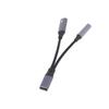 2-в-1 USB-C на 3,5 мм Адаптер для наушников и зарядки PD 60 Вт Кабель для быстрой зарядки Адаптер с разъемом Aux для мобильного телефона Pad