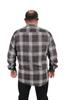 Men's Plus Size Plus Size Shirt Plus Size Men's Plaid Shirt Black