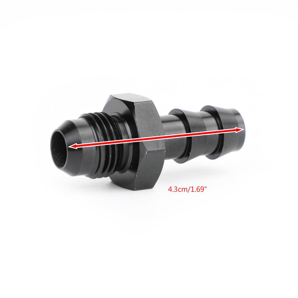 Barb Fitting 6An An-6 Male To 3/8" Fuel Hose Adapter AN6 -6AN 3/8 Push Lock