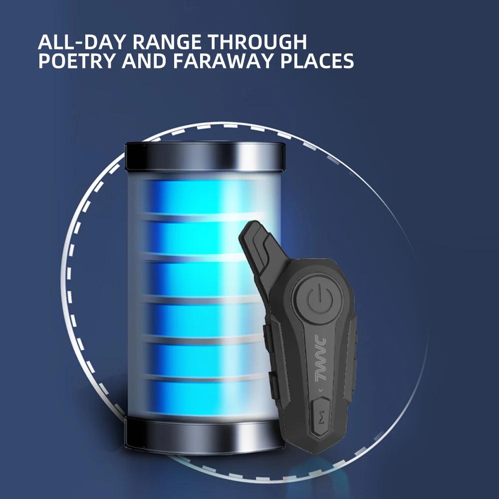 E1 Bluetooth Intercom Мотоциклетный шлем Bluetooth гарнитура intercomunicador Moto Interphone гарнитура беспроводная для 2 мотоциклистов 1000M