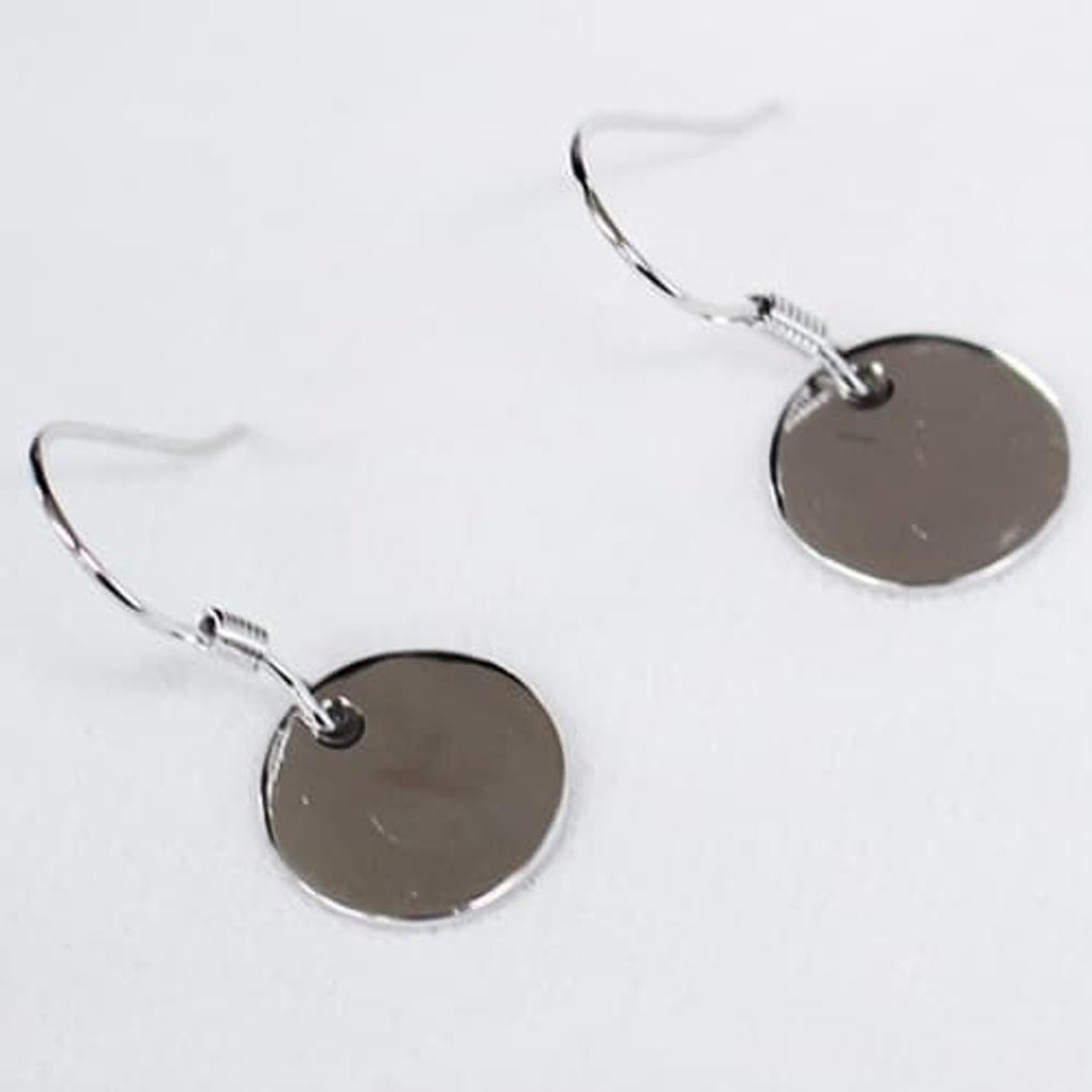 Серьги из серебра 925 пробы Ежедневные Базовые Одна