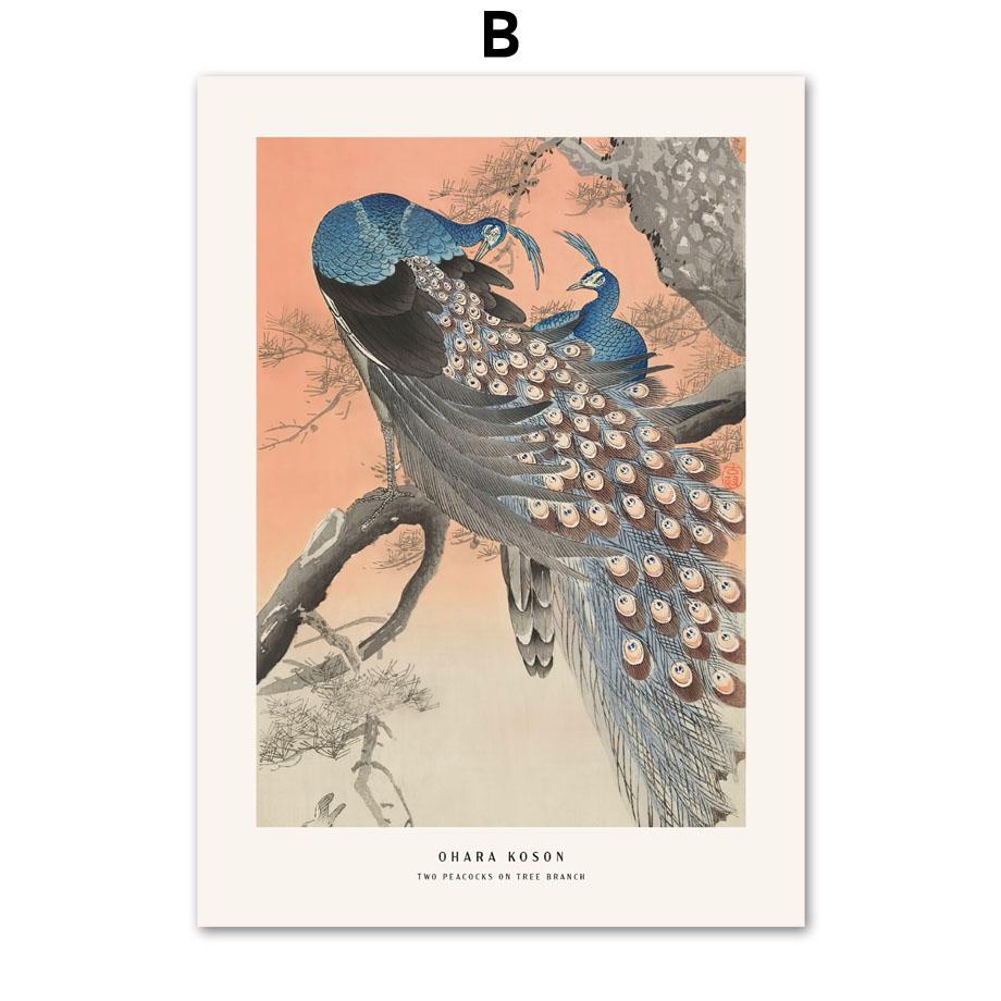 Япония Taguchi Tomoki Watanabe Seitei Wall Art Print Холст Картина Большая волна Луна Скандинавский постер Декор Фотографии для гостиной