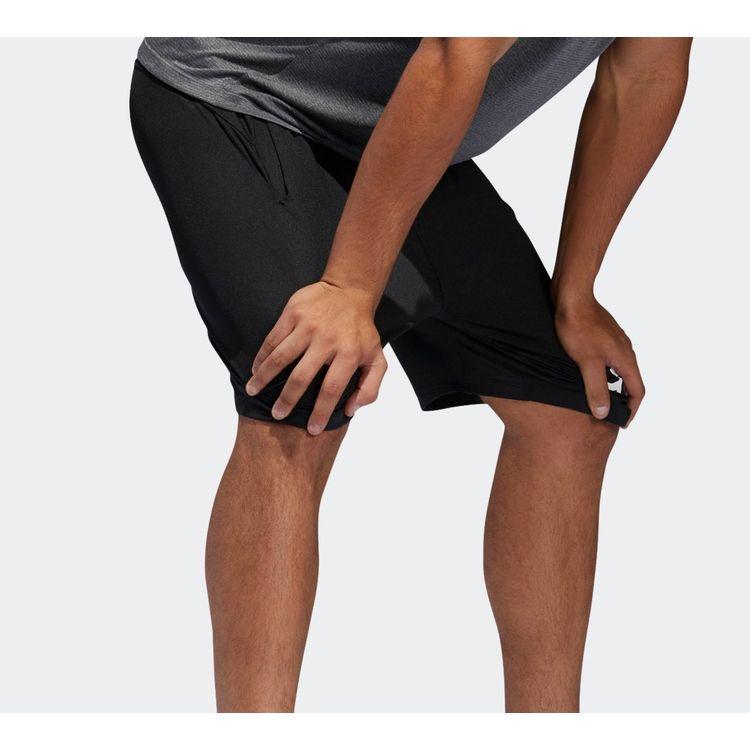 Adidas Спортивные трикотажные шорты с логотипом, мужские брюки, черные DU1592