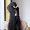 Hair Claw Long Fringe Faux Pearls Butterflies Decor Hair Clips Women Girls Hairstyles Home Outdoor Playing Hair Decoration