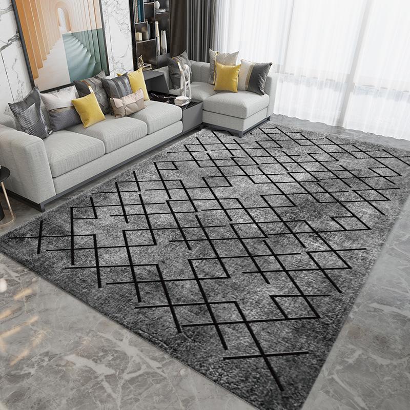 Ковер для гостиной в богемном стиле, геометрическая полоска, декоративный, противоскользящий, коврик для дивана, индивидуальный прикроватный коврик для спальни, разные размеры