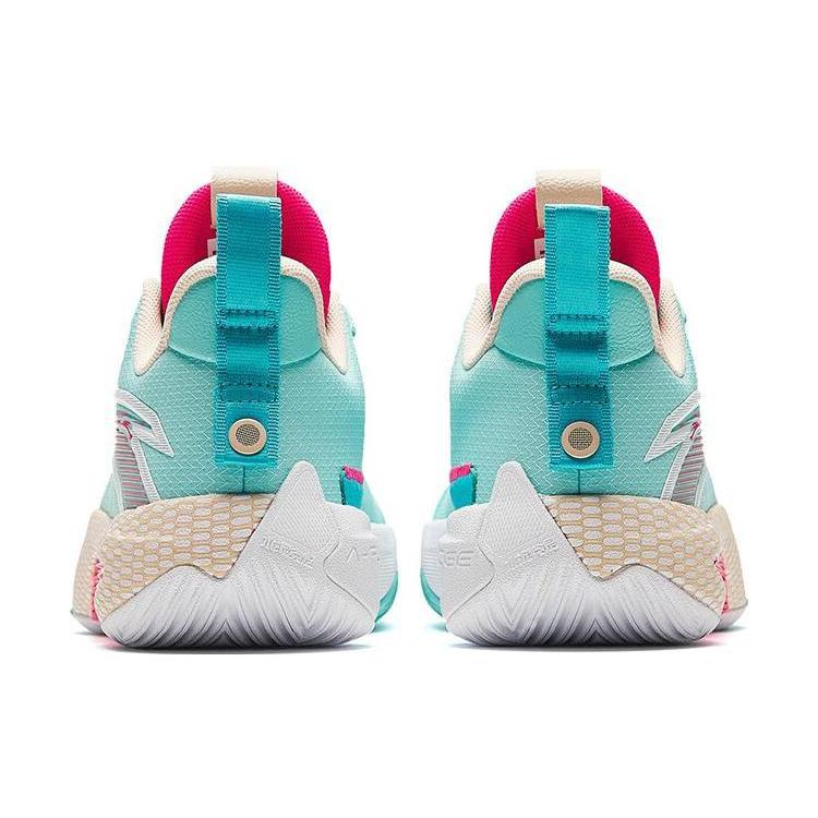 Anta Speed Battle 5 Удобные Кроссовки для Баскетбола Мужские Синие с Круглым Носком, Амортизация, Износостойкие, Средняя Высота 112341113-5