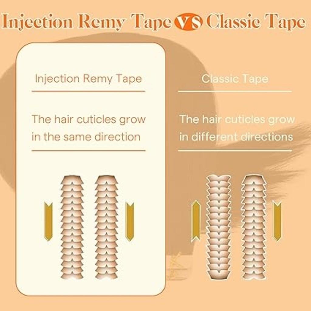 [НОВИНКА] Полностью блестящие невидимые tape-in наращивание волос 100% Remy волосы Прямые Двусторонний Натуральный Впрыскиваемый Tape Для Женщин