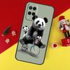 Чехол с рисунком панды, милого медведя, для Oppo A80 A60 A40 A15 A16 A17 A57 A94 A74 A54 A76 A96 A18 A38 A58 A78 A98 A6 A5 Pro