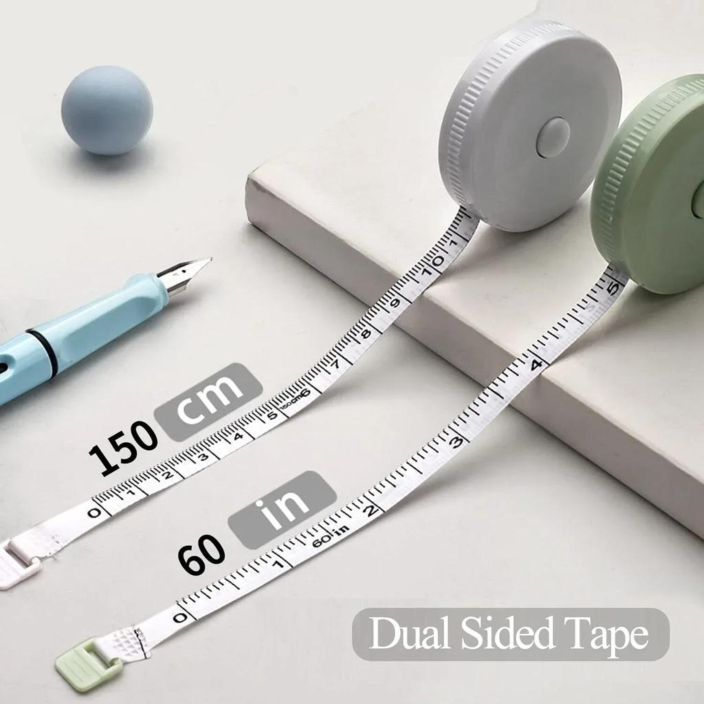 1PCS Soft Portable Double-sided Tape Measure Flex Measure Ruler for Weight Loss Medical Body Measurement Sewing Tailor Craft