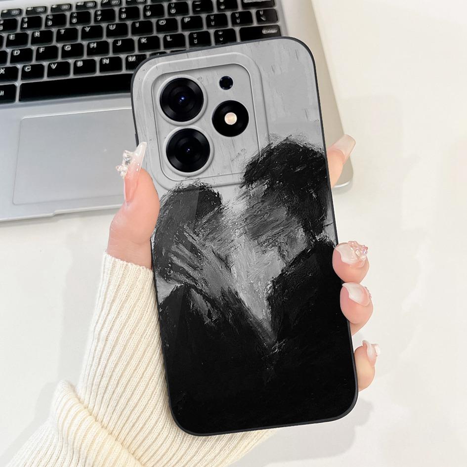 Чехол для Tecno Spark 10 Pro Мультяшный Цветок Жидкий Силикон Ударопрочный Чехол для Tecno Spark10 Pro Spark 10Pro 4G KI7 Чехлы для Телефона