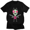 Kawaii Invader Zim футболка с рисунком Happy Hug Ready Zim Image милая футболка с рисунком унисекс женская футболка в стиле ретро футболка большого размера