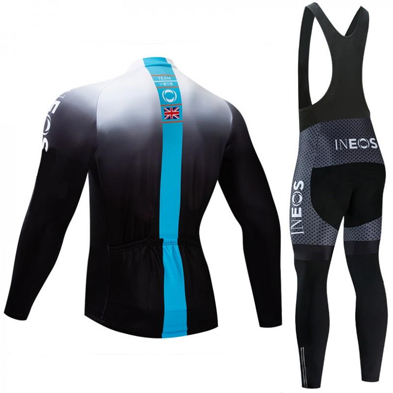 Thermal Fleece Cycling Jersey Pants Set Men Women Winter Bike Riding Gear