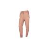 Nike Knitted Sweatpants Women's Desert Yellow Moderate Straight Fit Pants BV3473-283