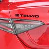 Car Decor Metal For Stelvio Alfa Romeo Letter Emblem 3D Sticker Accessories Glossy Black Tail Rear Trunk Decals pgi231
