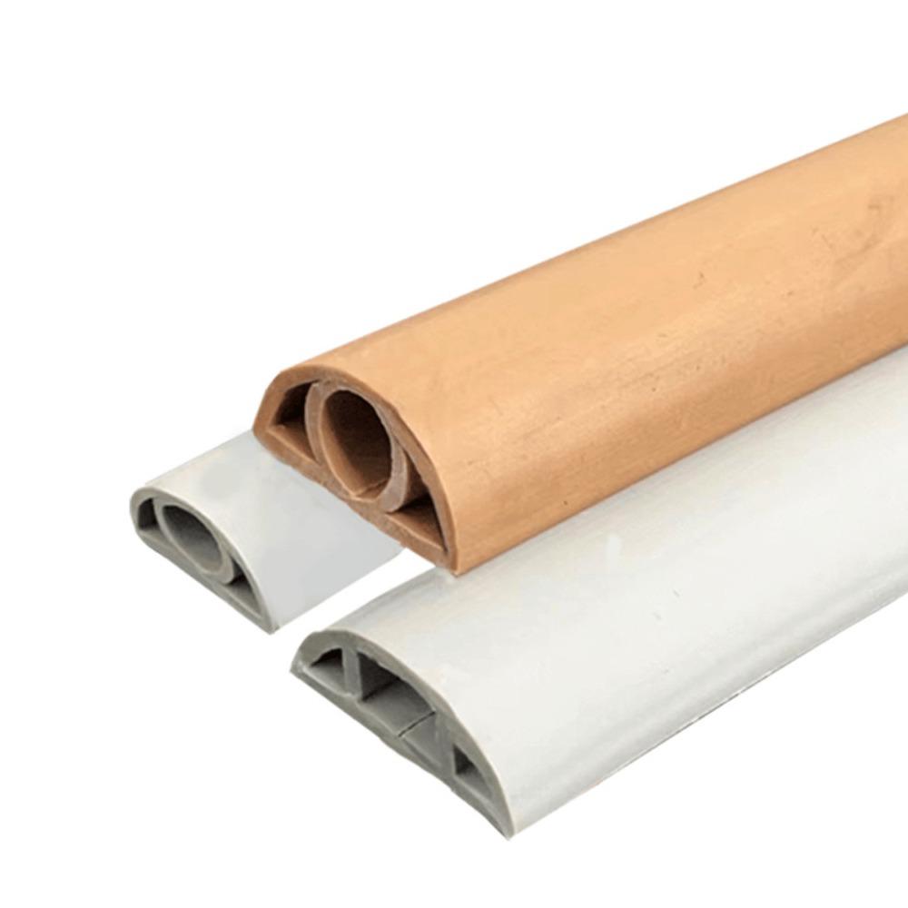 Кабельный канал напольный, крышка для кабеля, удлинитель, защитный короб для электропроводки, защита кабеля, защита силового кабеля