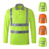 Reflective Safety T-Shirt 360 Degree Reflective Zones High Visibility Quick Dry Long Sleeves