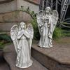 Европейская Ангел-Девочка, Скульптура из Смолы для Садового Декора