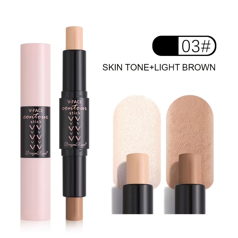 Dual-Ended Contour Stick Double End Stick Matte Nose Shadow Profile Highlight And Highlight Dual Purpose Shadow Pen