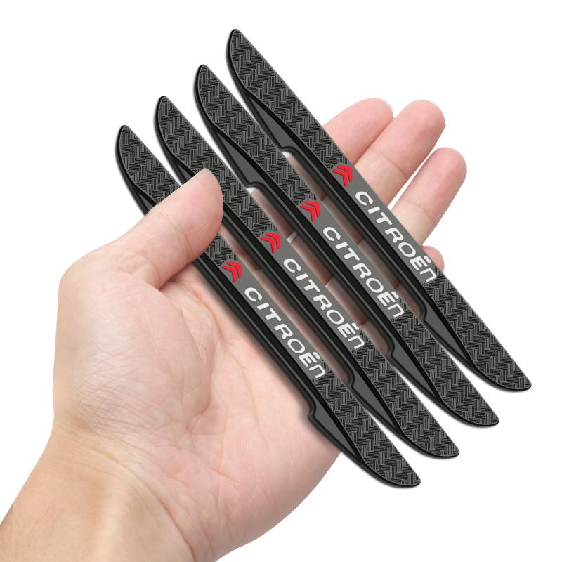OAUH2 4Pcs Car Door Sticker Protector Strip Edge Guards For Citroen C4 C1 C5 C3 C6 C5 C8 DS C-ELYSEE VTS C4l Xantia DS3 Accessories