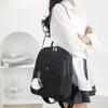 Женский однотонный рюкзак для поездок на работу, дорожная сумка, многофункциональная сумка на плечо