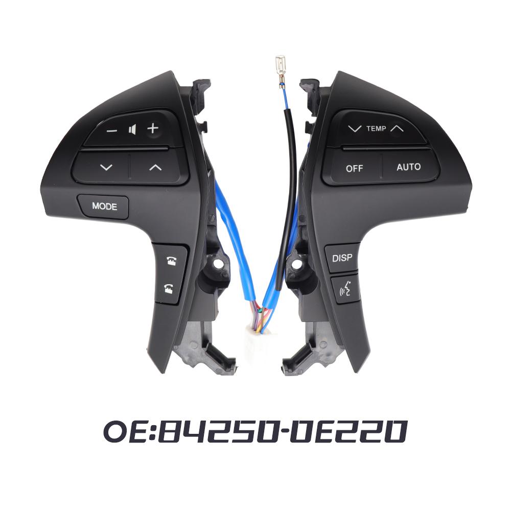 84250-0E220 Auto Steering Wheel Audio Control Button Switch For Toyota Hilux Vigo Corolla Camry Highlander