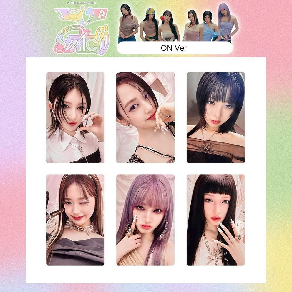 Фотокарточки IVE 30 листов 36 листов Фотокарточка IVE Switch Alive World Tour MINE