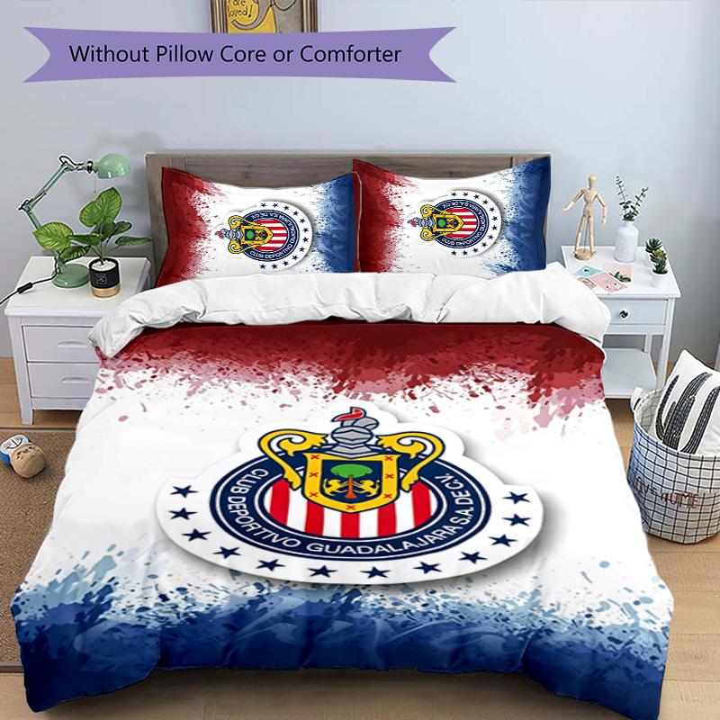 Guadalajara 3pcs Bedding Set Duvet Cover Closure Includes 1 Duvet Cover & 2 Pillowcases for All Seasons Bedroom Home Dorm Decor