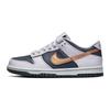 Dunk Low SE GS Copper Swoosh Kids Sneakers Purple Thunder-Blue Barely-Grape DX1663-400