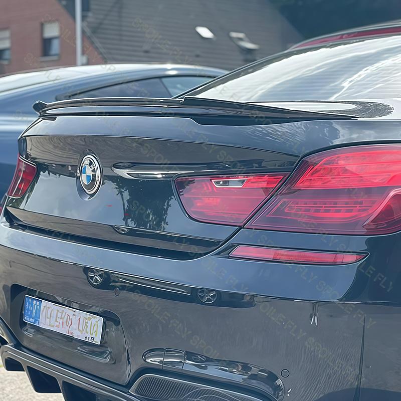 Для BMW 6 серии F06 Gran Coupe 4-дверный и F13 Coupe 2-дверный 2011-2018 годов, стиль M4, высококачественный АБС-пластик, задний спойлер автомобиля, глянцевый черный