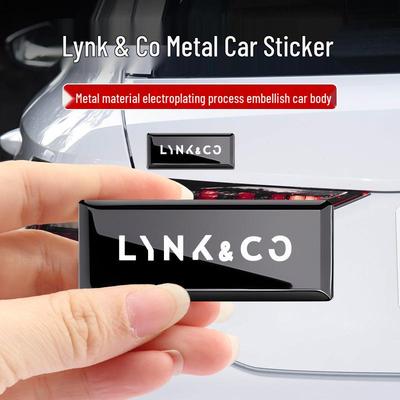 Металлическая декоративная наклейка с логотипом автомобиля Lynk & Co: Креативные модификации для моделей 01/03/06/08/900/07/Z20