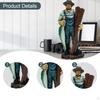 Fisherman Statue Figurine Desk Figure Decoration Home Decor Xmas Gift Sculpture Resin Sailor