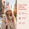 Ear Protection Winter Hat Thickened Pompoms Cap Fashion Beanie Hats  Winter