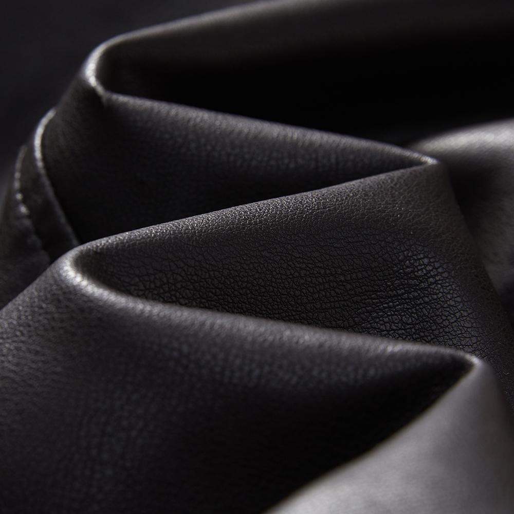 Мужские куртки из искусственной кожи, куртка-бомбер на молнии с флисовой подкладкой, мотобайкерское короткое пальто, стильная осенне-зимняя верхняя одежда из искусственной кожи для гонщиков