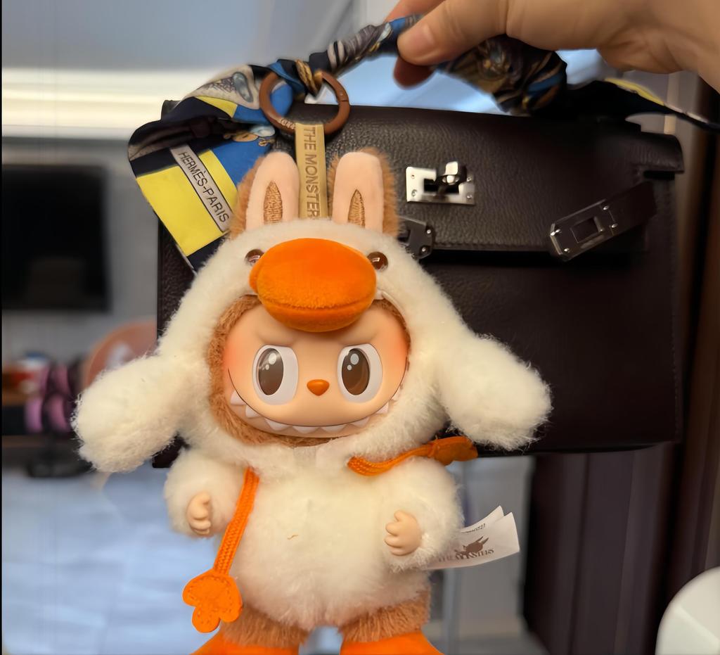 POP MART LABUBU THE MONSTERS Серия «Лесная сказка» – Плюшевый виниловый брелок с биркой – Дизайнерская игрушка