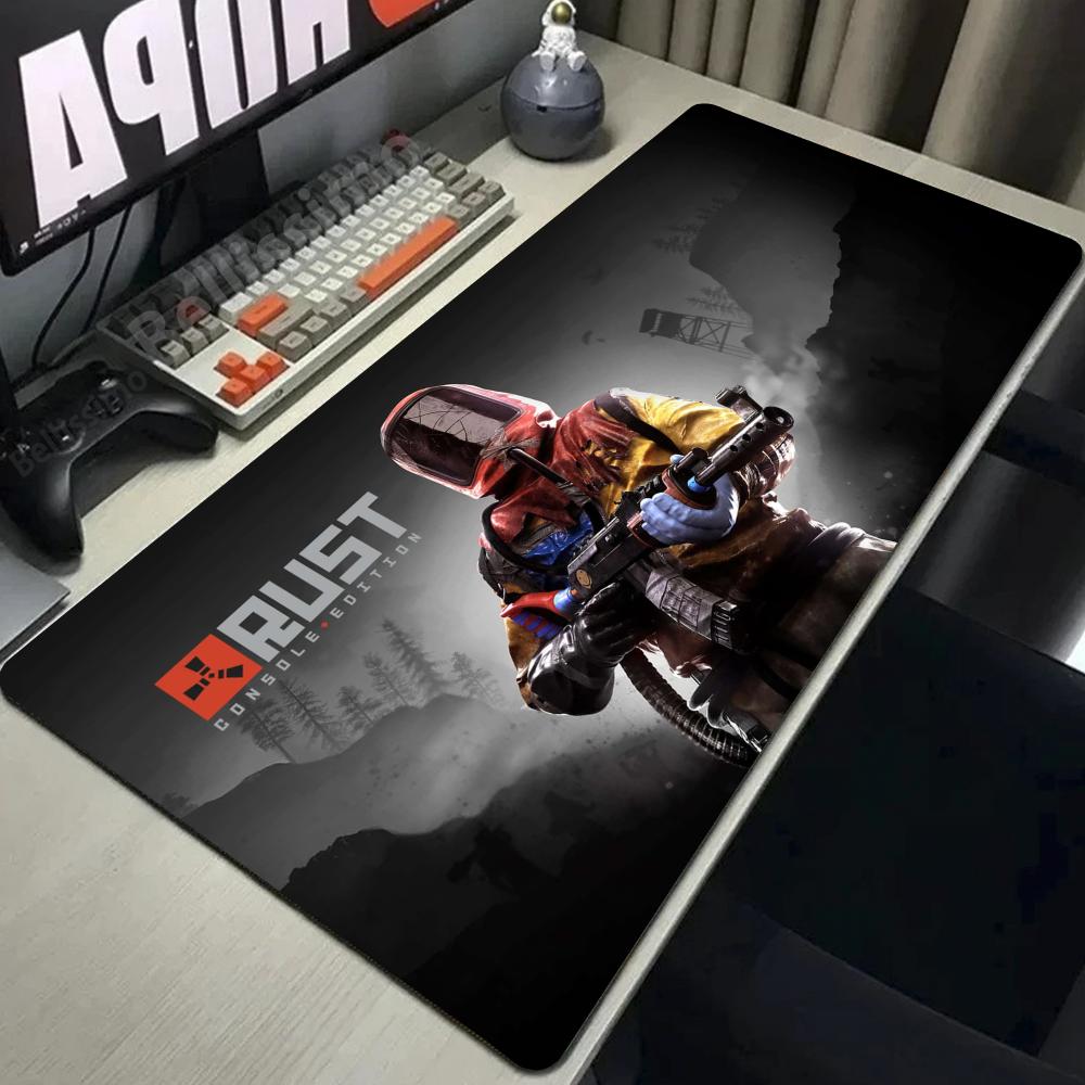 Game Rust Mouse Pad Computer Mousepad PC Gamer Mouse Mat Laptop XXL 900x400mm Rubber Mouse Carpet Keyboard Pad