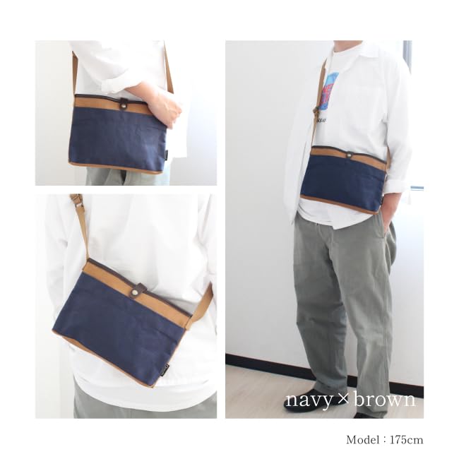 Life Easy Canvas Sacoche из водоотталкивающей кожи B5 Himeji, мини-сумка на плечо, обработанная парафином, унисекс, легкая, стильная x