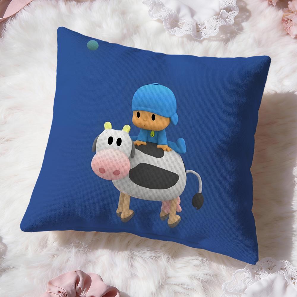 Милая мультяшная наволочка P-Pocoyo Премиум-комфорт Двусторонняя наволочка - Дизайн «Два в одном» для любой комнаты и салона автомобиля