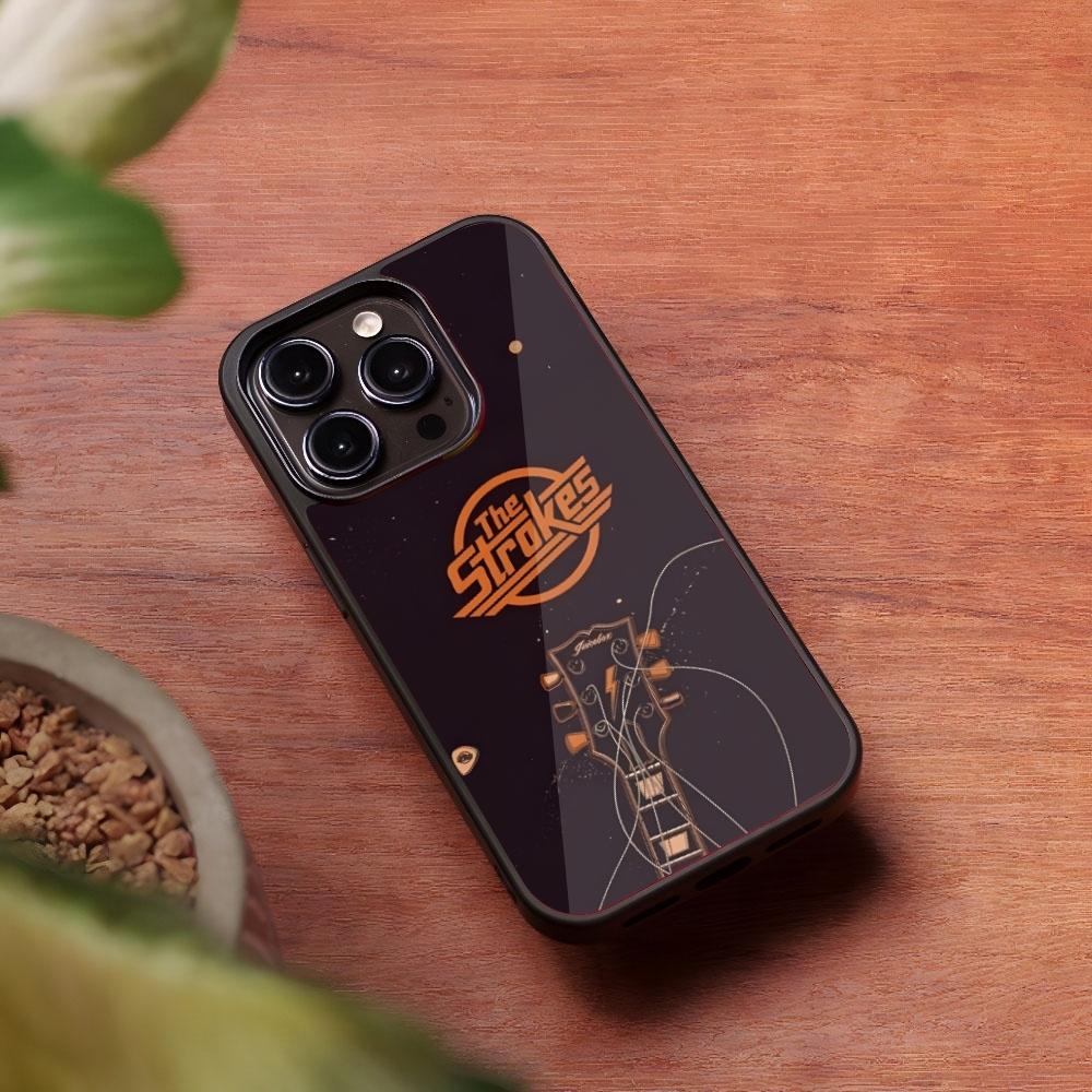 The Strokes Phone Case for Iphone 16 15 14 13 Pro Max 12 11 Mini 7 8 Plus Se Xr X Xs Fundas Shell PC+TPU Cover