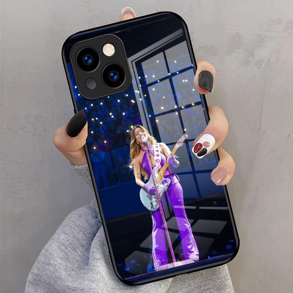 Чехол для телефона Emilia Mernes для iPhone 17 Pro Max 16 15 14 Pro Max 13 11 X Xs Xr 8 7Plus Стеклянная крышка