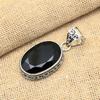 Black Spinel Gemstone Handmade 925 Sterling Sliver Jewelry Lovely Pendant For Her