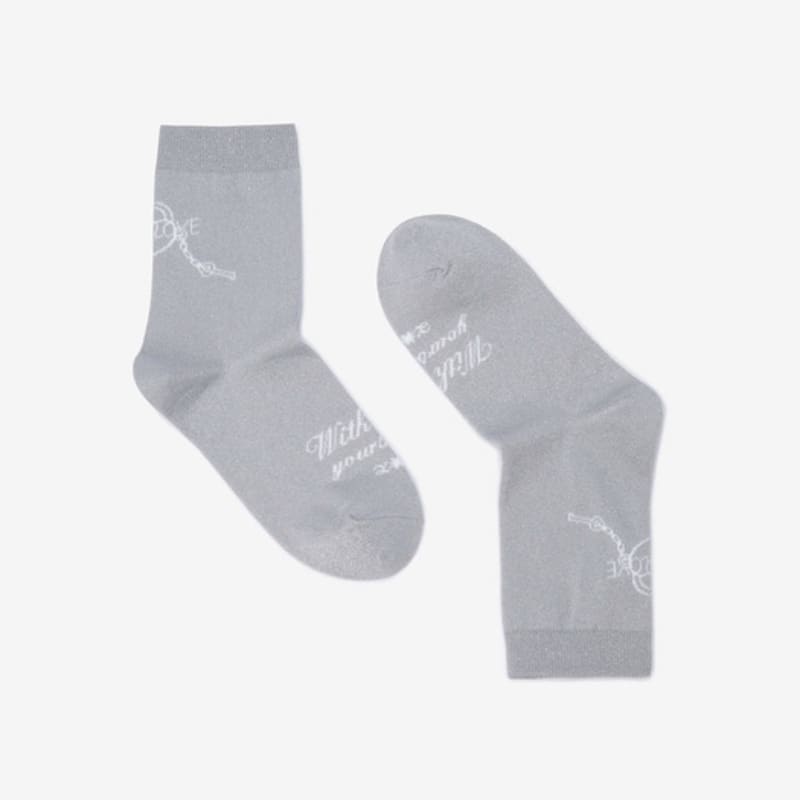 ZOOC Lauren Jung Графические металлические носки SI_Z254PHN719