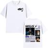 Rapper Milo J 166 Album Merch T Shirts Unisex Women Clothing Fashion Hip Hop Tshirt Cotton Casual Short Sleeve Tshirts Streetwear